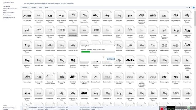 How to install multiple fonts Windows 10 смотреть онлайн