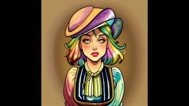 AI Animation - Psychedelic trance though town смотреть онлайн