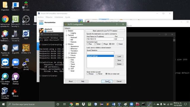 1 intentanto conectar server instalando putty смотреть онлайн
