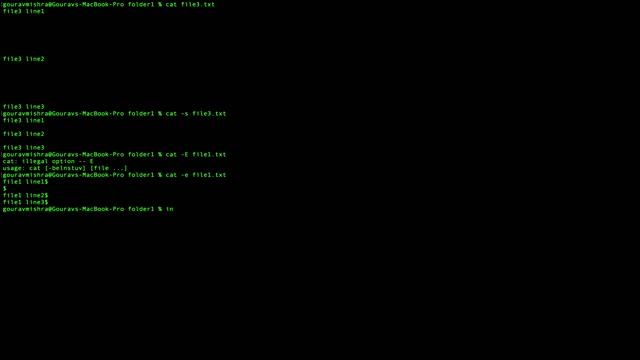 Linux Commands - cat смотреть онлайн