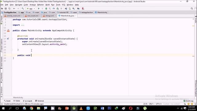 How to Create Custom Toast in Android Studio | Intermediate Level смотреть онлайн