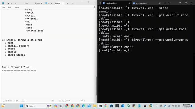 7 : Basic Firewall Zone command || Linux Firewall with iptables смотреть онлайн
