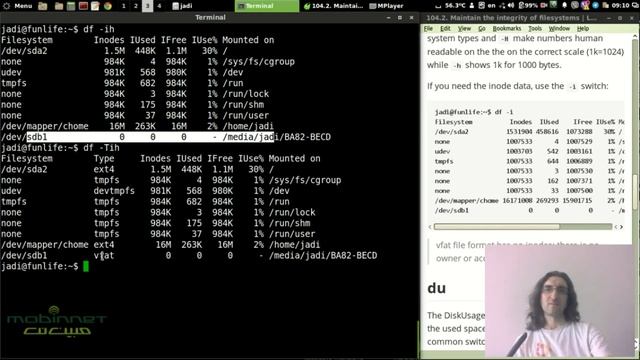 Linux-LPIC1_Exam101-session18- Maintain the integrity of filesystems смотреть онлайн