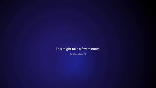 Fake Windows 11 Update - Gettings Things Ready. 4k, No Sound смотреть онлайн