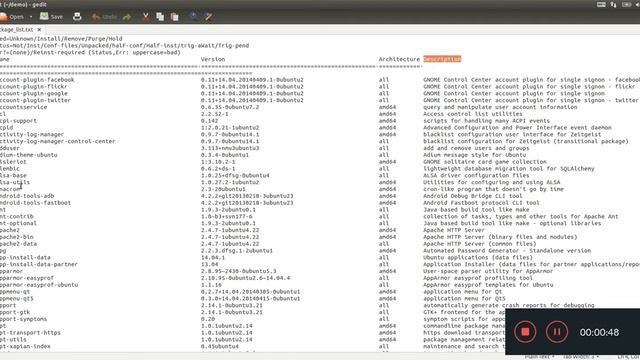 Ubuntu Tricks - How to view installed package list смотреть онлайн