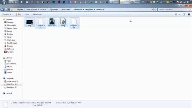 How to make video Intro Outro Free templates Sony Vegas Pro Bangla Tutorial MP4 720p смотреть онлайн
