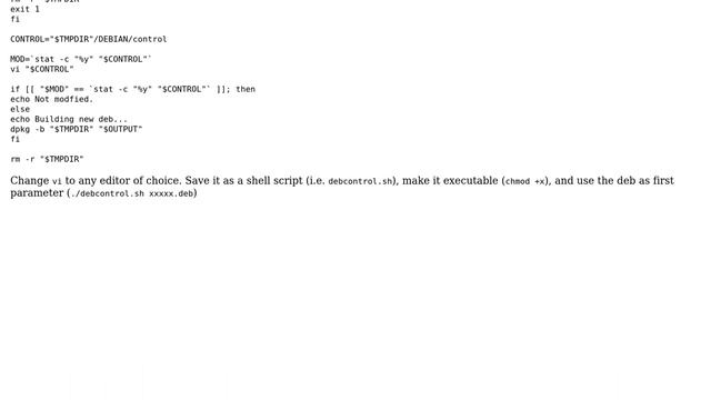 How to easily edit control file in deb package? (2 Solutions!!) смотреть онлайн