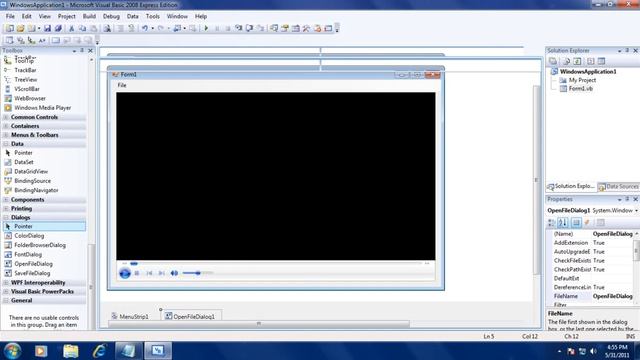 How to make a video player in Visual Basic 2008 смотреть онлайн