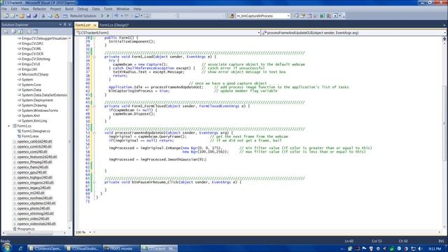 OpenCV tutorial 5: Emgu CV with C# смотреть онлайн