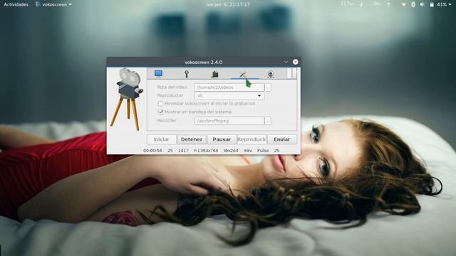 Probando Vokoscreen смотреть онлайн
