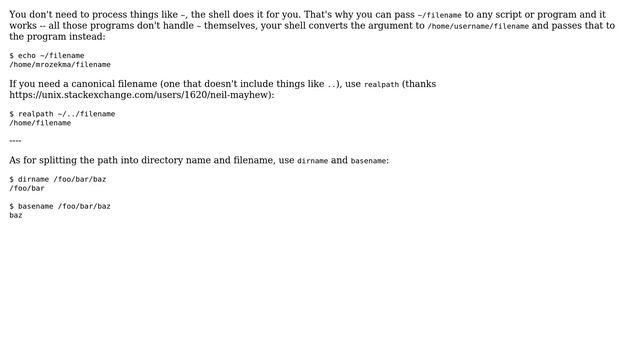 Unix & Linux: How do I split the $0 variable to find directory and relative paths in bash? смотреть онлайн
