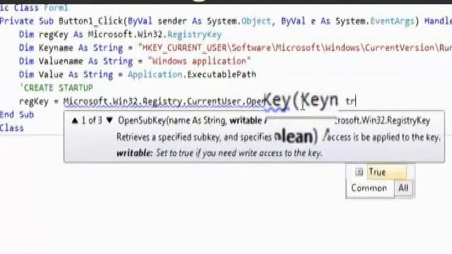 Visual Basic 2008 Auto start when windows boots смотреть онлайн