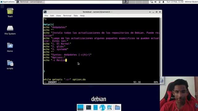 3.4 (B) || Experiment 10-9 - Automatización con scripts BASH || Debian 11 смотреть онлайн