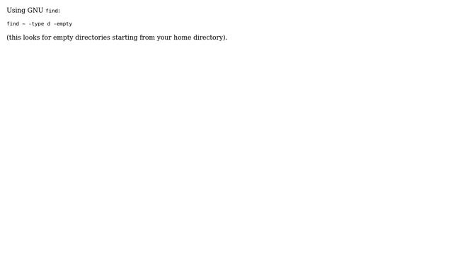 Unix & Linux: How to find empty directories in unix? (3 Solutions!!) смотреть онлайн