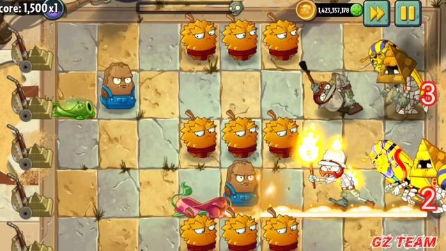 Team PEA vs FIRE Plants - Who Will Win? - PvZ 2 Team Plant Vs Team Plant смотреть онлайн