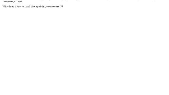 Unix & Linux: calibre opds error 403 on the epub file смотреть онлайн