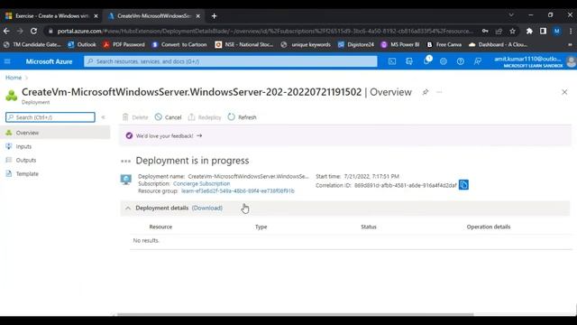Create Virtual Machine on Azure Microsoft Learn Sandbox - Everything Anything #azure #virtualmachin смотреть онлайн