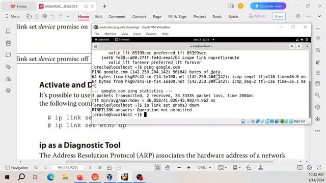 Redhat Linux 9: Dùng lệnh ip bật tắt network adapter смотреть онлайн