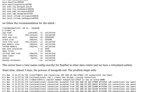 DevOps & SysAdmins: mongodb : Can create new thread on FreeBSD? смотреть онлайн