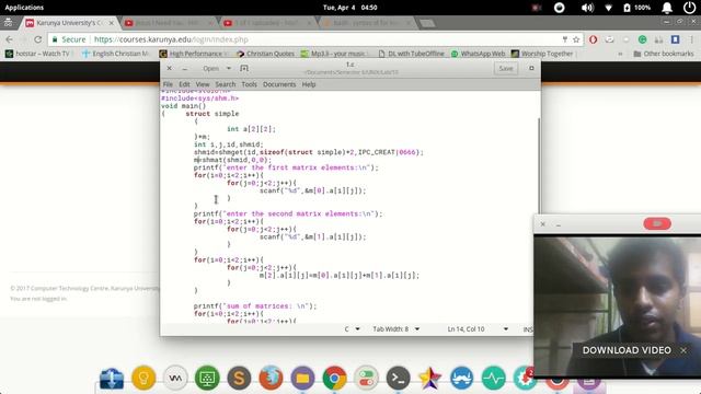 UNIX Lab - Experiment 10 смотреть онлайн