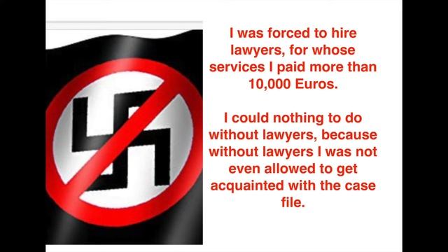 18+ German court sent me, jew, to a prison for one month for my videos about crimes of nazis смотреть онлайн