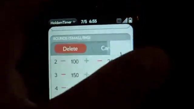 Palm WebOS - Hold 'em Timer.mov смотреть онлайн