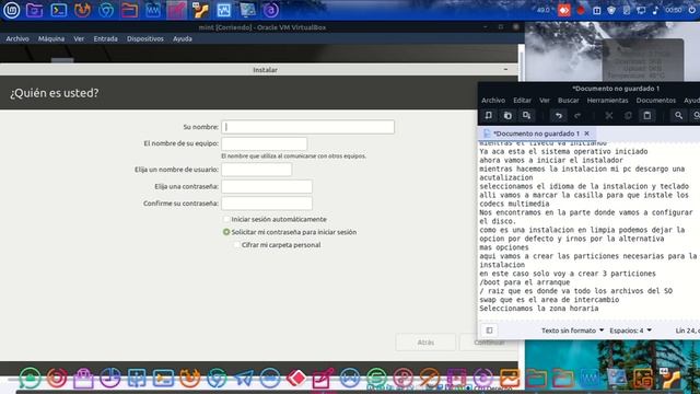 Instalacion de linux Mint en VirtualBox смотреть онлайн