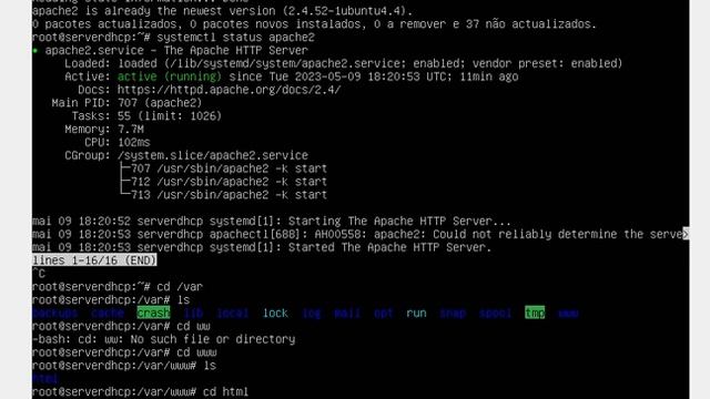 Configurando Server HTTP no LINUX Ubuntu - Apache смотреть онлайн