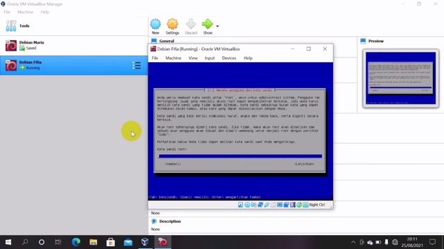 Cara Menginstal Linux Debian Di Virtual Box #tugasASJ смотреть онлайн