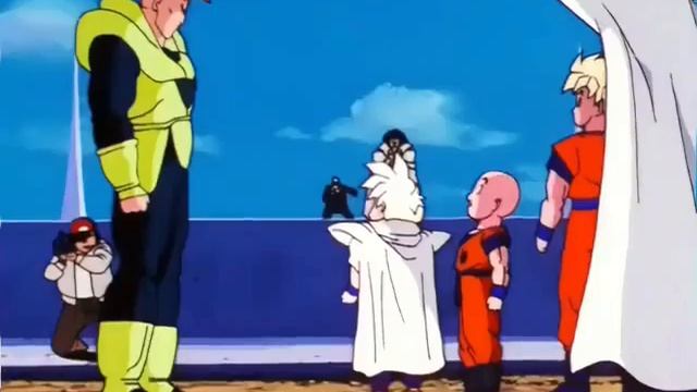 El Androide 16 Le Da La Mano A Goku