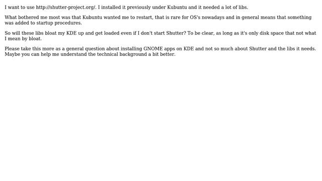 Unix & Linux: Will GNOME and GTK libs bloat up my KDE? смотреть онлайн