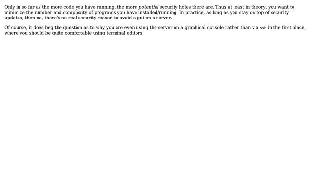 Unix & Linux: Is running GUI apps on server a security issue? (3 Solutions!!) смотреть онлайн