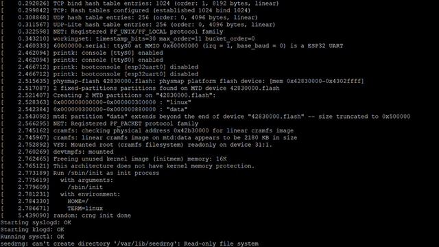 ESP32 Linux Boot смотреть онлайн