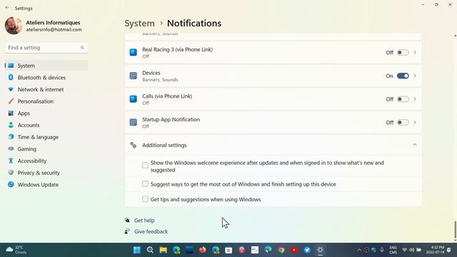 Windows 11 Remove ads and suggestions in Settings смотреть онлайн