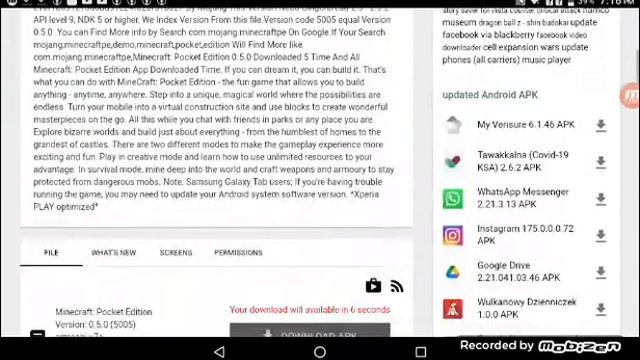 how to download mcpe 0.5.0 смотреть онлайн