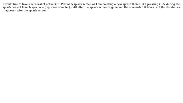 Unix & Linux: How to take a screenshot of a KDE Splash screen? смотреть онлайн