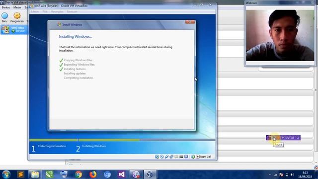 Tutorial Mengistal Windows 7 Di VirtualBox By Wira Gusnadi смотреть онлайн
