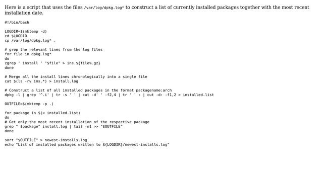 Ubuntu: Get list of installed packages with installation date (2 Solutions!!) смотреть онлайн