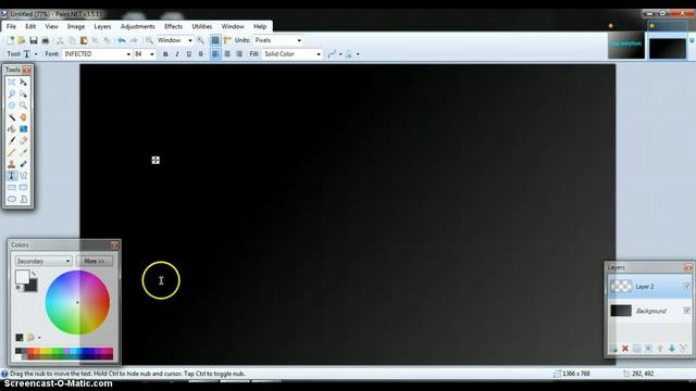 HOW TO MAKE A SHOCKWAVE TEXT ON PAINT.NET смотреть онлайн