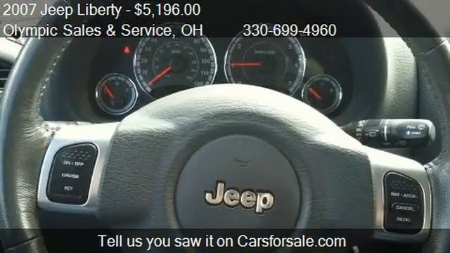 2007 Jeep Liberty Limited 4dr SUV 4WD For Sale In Uniontown,