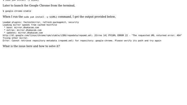 Unix & Linux: Install Google Chrome in CentOS смотреть онлайн