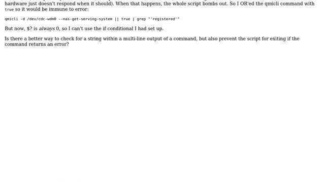 Unix & Linux: Preventing bash script from exiting after command error смотреть онлайн