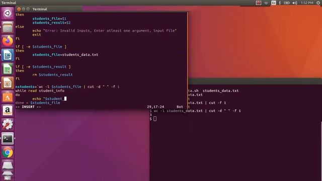 Linux Shell Scripting | Unit 10 | Sample Application | Part 2 of 3 смотреть онлайн