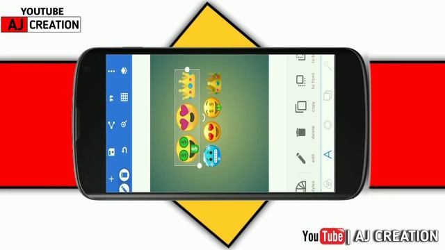 How To Create Iphone Emoji On Android Mobile | Pixellab Editing | iPhone Emoji | AJ CREATION | смотреть онлайн