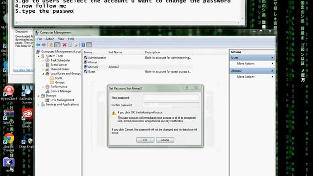 How To Change Computer Administrator Password - Windows 7 смотреть онлайн