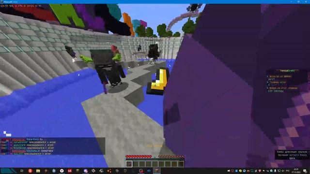 Игра в МиксГейм на сервере Teslacraft.org ! Почти выиграл ! 2х1 против донатеров !