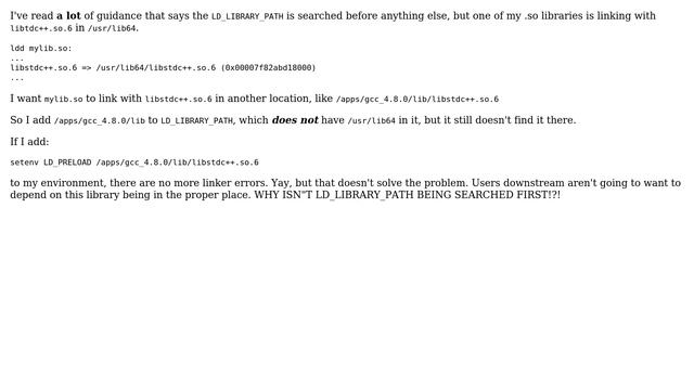 Unix & Linux: Force linker to find stdc++ library in non-standard directory смотреть онлайн
