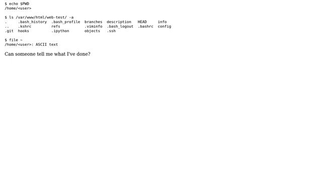 Unix & Linux: What have I done to my /home/user directory? смотреть онлайн