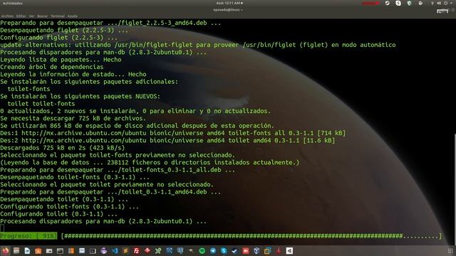2020 figlet Ubuntu Linux 18.04.3 LTS смотреть онлайн