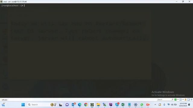 How to reboot Cent OS server. #centos7 #centos8 #tech смотреть онлайн